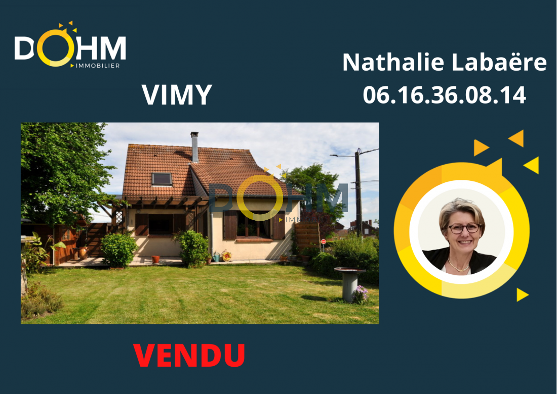 Vente Maison 91m² 6 Pièces à Vimy (62580) - Dohm Immobilier