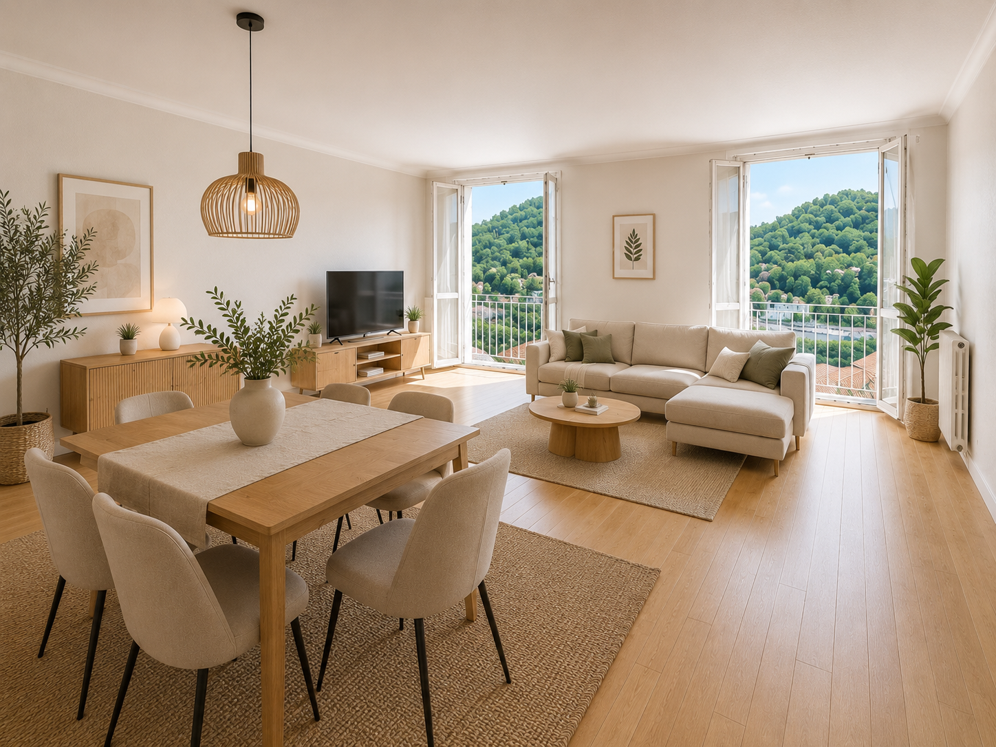 Appartement T4 de 76,11 m2 avec cave