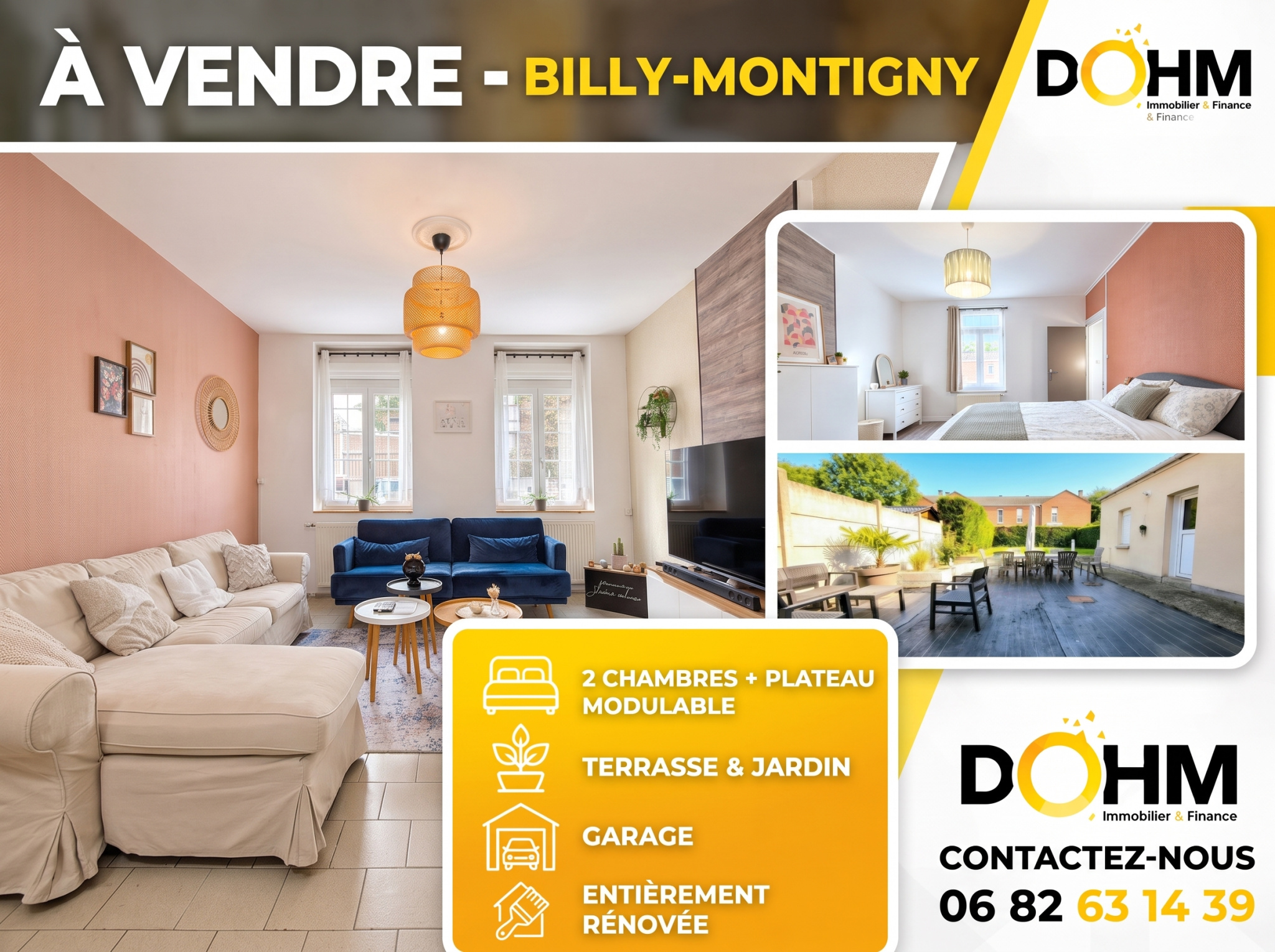 Exclusivité billy-montigny — maison de 1922 entièrement rénovée (environ 120 m2)